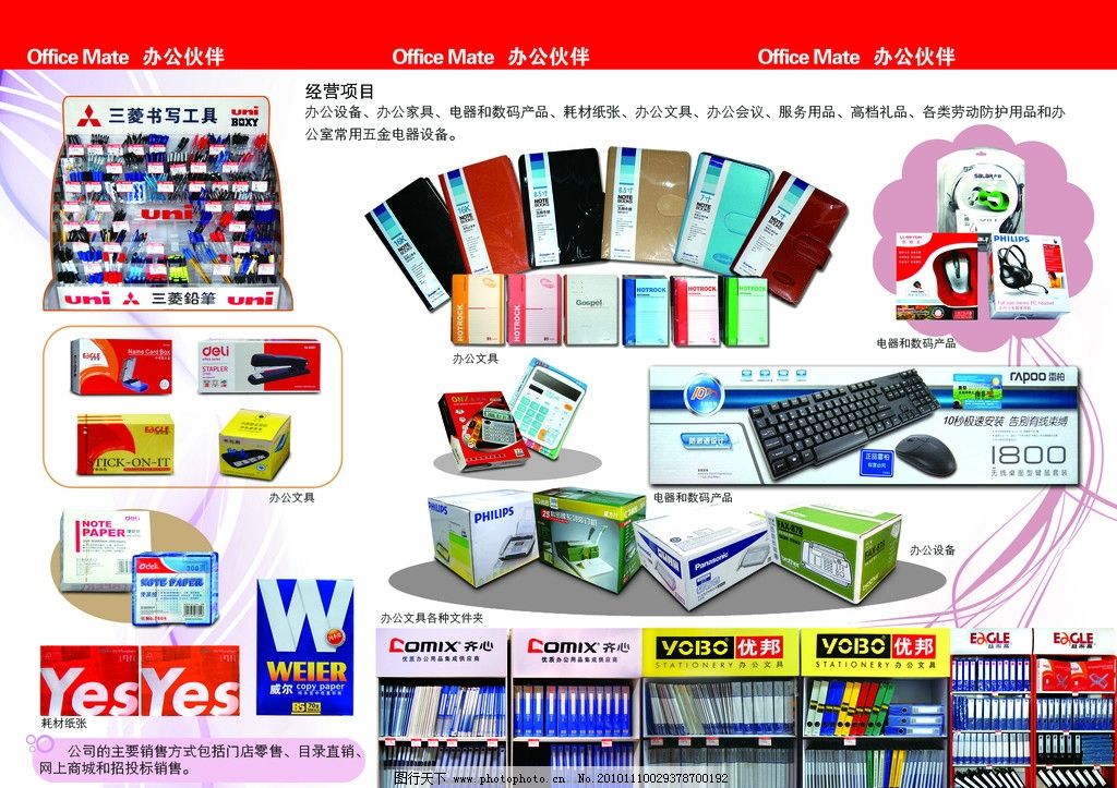 辦公用品的全面指南 折頁(yè)圖片展示與采購(gòu)建議